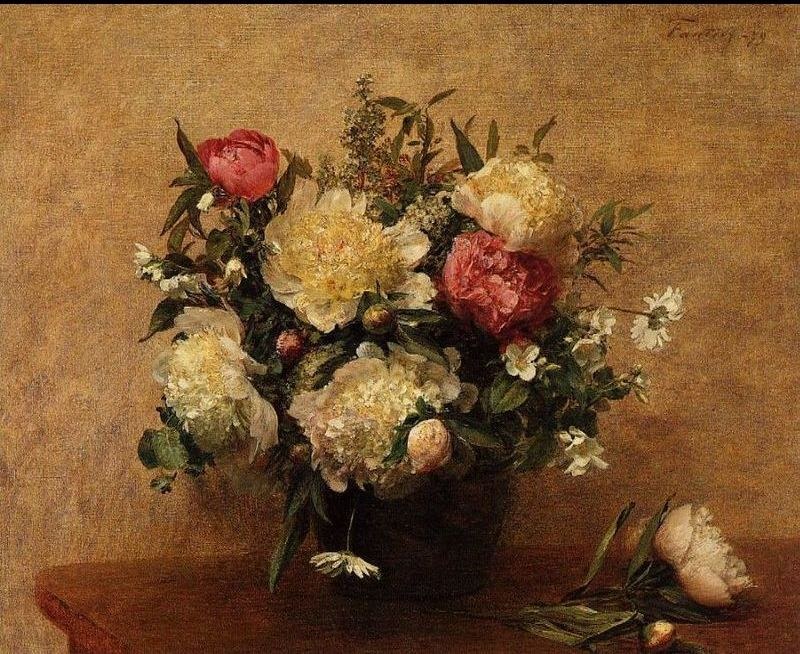 Henri Fantin-Latour Peonies